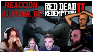 STREAMERS REACCIONAN al FINAL de RED DEAD REDEMPTION 2 [ft. IlloJuan, Pandarina, Xokas y MenosTrece]