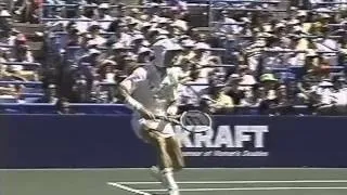 Ivan Lendl and Stefan Edberg present 'Behind-the-back Shots'