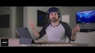 Bose | Bose Noise Cancelling Headphones 700  Microphone Demonstration