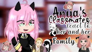 💫"Anya's Classmates React To Her And Her Family" (GCRV) |SPY X FAMILY|💫 Part 1/2