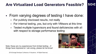 So, You Want to Build a Storage Performance Test Lab (SDC 2019)