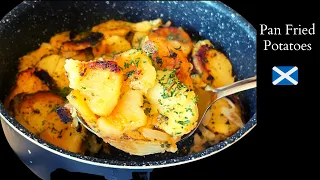 Easy Pan Fried Potatoes & Onions | Saute Potatoes | Skillet potatoes