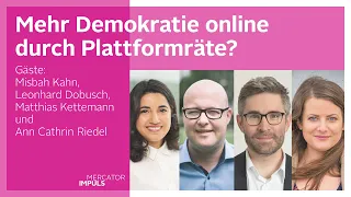 Mercator Impuls: Mehr Demokratie online durch Plattformräte?