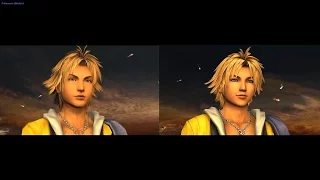 Final Fantasy X/X-2 HD Remaster PCSX2 vs PC ScreenBYScreen Comparison