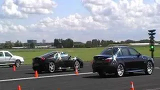 Ferrari F430 vs. BMW M5! Lovely Sounds!