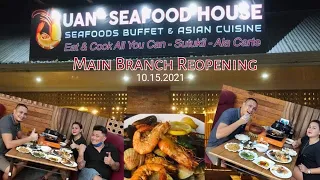 Juan’s Seafood House Carcar Main Branch | Reopening | Unlimited 199 Cook and eat all you can