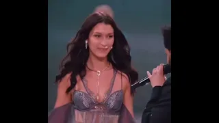 Bella Hadid walks runway with ex the Weeknd as she makes debut at Victoria Secret