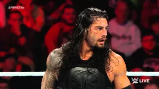 WWE World Championship Match: Raw, November 30, 2015 Roman Reigns vs. Sheamus