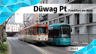 Pt class trams on line 17 | Frankfurt Tram | 2021