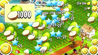 Hay Day - Harvesting 1000 Coconuts! Satisfying!🥥