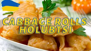 Cabbage rolls in Ukraine: Holubtsi recipe. Easy to cook. Ukrainian dish