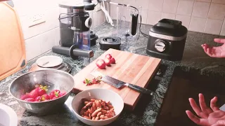 KitchenAid K400 Blender - First Impression + Making Almond Strawberry Milk!