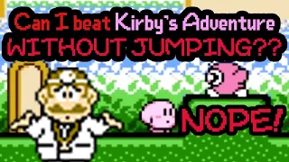 Can I beat Kirby's Adventure without jumping??