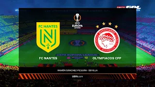 FC Nantes Vs. Olympiakos - UEFA Europa League 22/23 Matchday 1 | FIFA 22 - Full Match