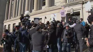 Activists Outside the Kenosha County Courthouse React to Kyle Rittenhouse Verdict