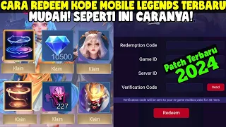 CARA REDEEM KODE MOBILE LEGENDS LEWAT SITUS WEB TERBARU 2024 (BISA DAPAT DIAMOND DAN SKIN GRATIS ML)