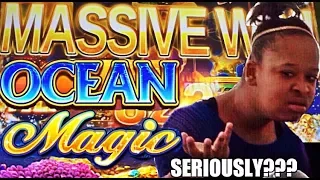 ★ MASSIVE WIN on FIRST TRY? ★ OCEAN MAGIC slot machine BONUS WINS !