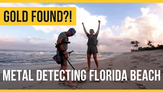 FINDING GOLD - Metal Detecting the TREASURE COAST - Palm Beach Island, Florida