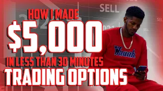 How I made $5k day trading options | LIVE TRADING