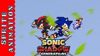 Sonic x Shadow Generations (Sprite animation)#spriteanimation