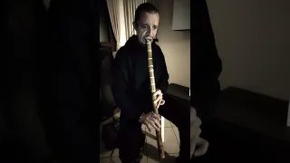 Zen shakuhachi flute - Sanya 2.6 Ji-nashi self-made 🎋