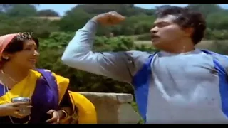 Tiger Prabhakar Comedy Workout | En Swamy Aliyandre Kannada Movie Scene | Jayanthi