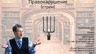 Правонарушение (лекция-стрим)