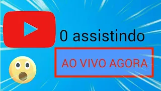 ENTRANDO EM LIVES COM 0 PESSOAS