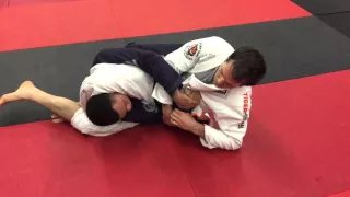 Professor Alex Vamos training with Mikey "Smooth" Waters