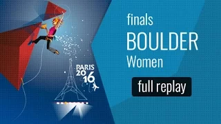 IFSC World Championships Paris 2016 - Finals - Women Bouldering & Men Paraclimbing AL-2