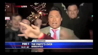 Funny People in the Background of Live News