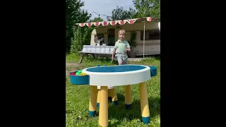 Детский стол и стул Vrost для игр на открытом воздухе