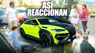 LAMBORGHINI URUS DE 800 CV ASI REACCIONA LA GENTE EN LA CALLE - Victor Valdivia