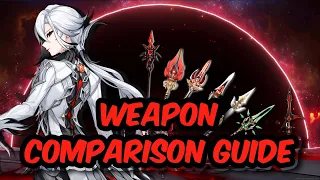ARLECCHINO Weapon Comparison | Arlecchino Best weapons 2024.