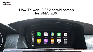 BMW E60 Android Screen Display Upgrade | Ugode