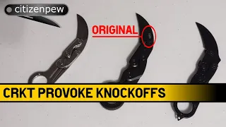 CRKT Provoke Knockoffs - Well Here Are My Thoughts