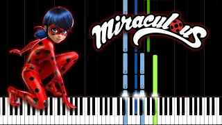 Miraculous Ladybug - Theme Song (Piano Tutorial) [Synthesia]