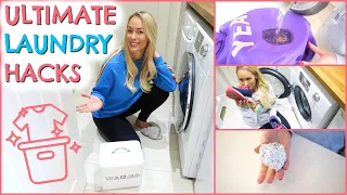 20 Laundry Hacks Everyone Needs to Know! ULTIMATE Laundry Hacks | AD Emily Norris