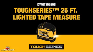 DEWALT 25 Feet Lighted Tape Measure [DWHT35625S]