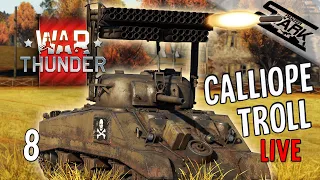War Thunder - 8.Rész (Calliope a Troll, 60x Rakétás Sherman 4.0-ban) - Stark LIVE