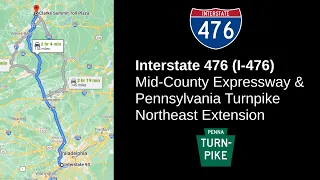 Interstate 476 North (Oct. 8, 2021)