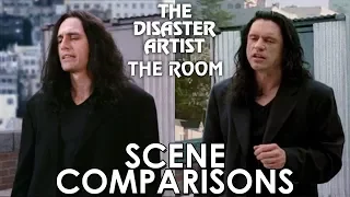 The Disaster Artist (2017) and The Room (2003) - scene comparisons