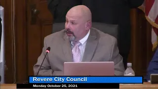 Revere City Council Meeting (10/25/21)