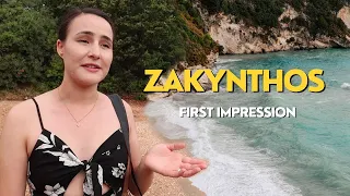 Zakynthos -  FIRST IMPRESSION - ferry trip, Xigia and Pelagaki Beach