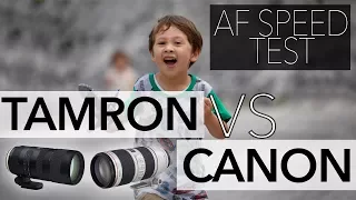 AF Speed Test: Tamron 70-200 2.8 G2 vs Canon 70-200 2.8 IS II