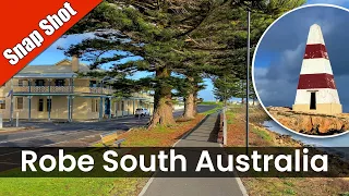 Robe Snap Shot. We visit Robe South Australia, and stay at the Sea Vu Caravan Park