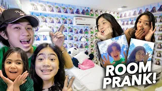 We Filled Our Sister's ROOM With PICTURES Of Ours PRANK!! | Ranz and niana