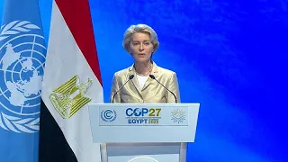 Von der Leyen alla COP27: Nuovo patto col Sud del mondo