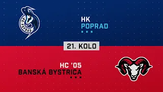 21.kolo HK Poprad - HC 05 Banská Bystrica HIGHLIGHTS