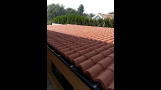 Sellado, impermeabilización y aislamiento de un tejado de teja